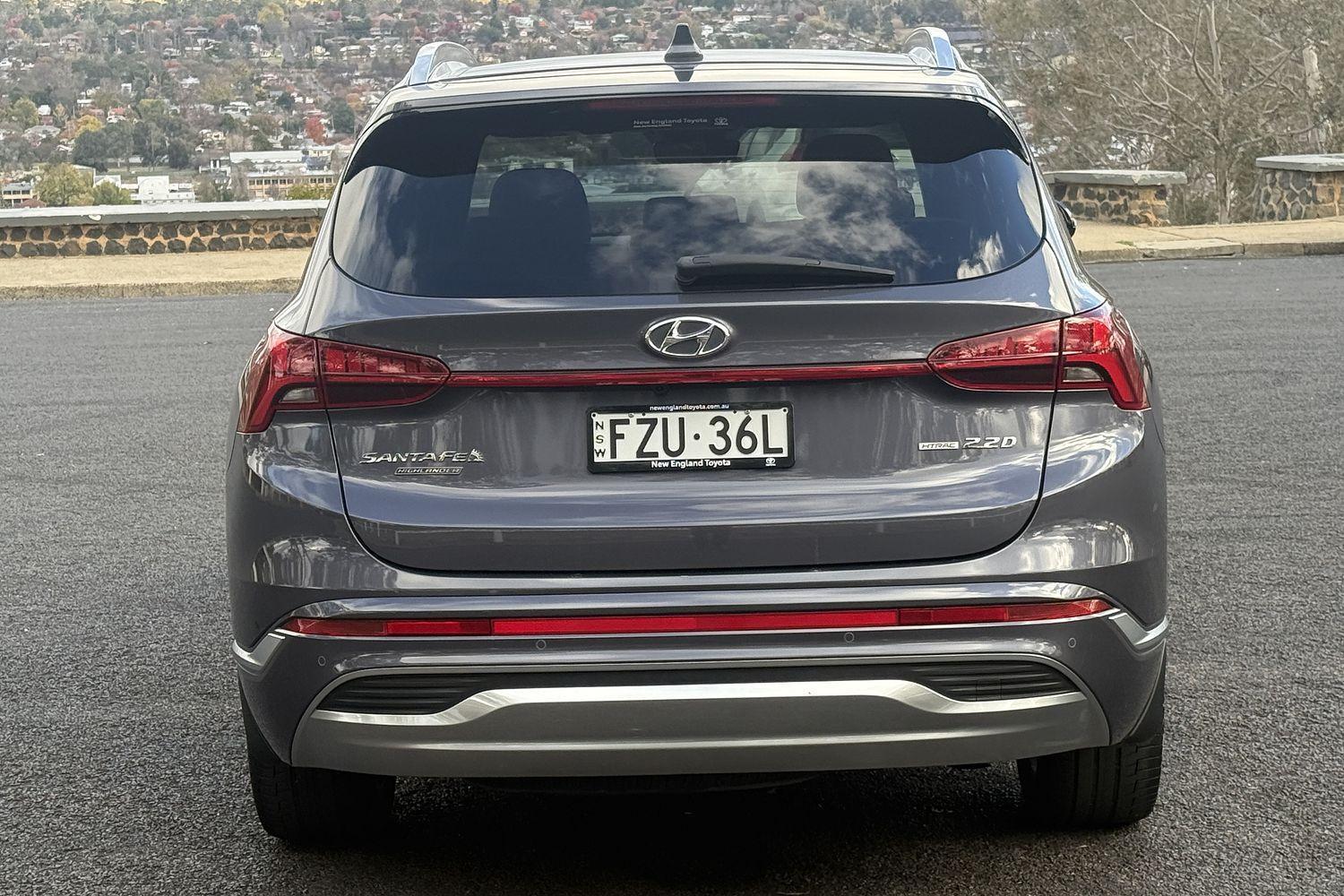 2021 Hyundai Santa Fe Highlander in Blue