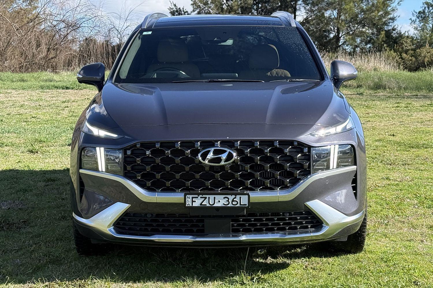 2021 Hyundai Santa Fe Highlander in Blue
