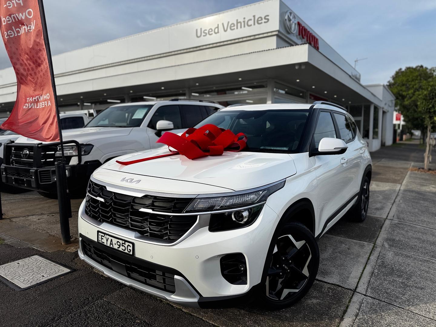 2022 Kia Seltos Sport+ in White