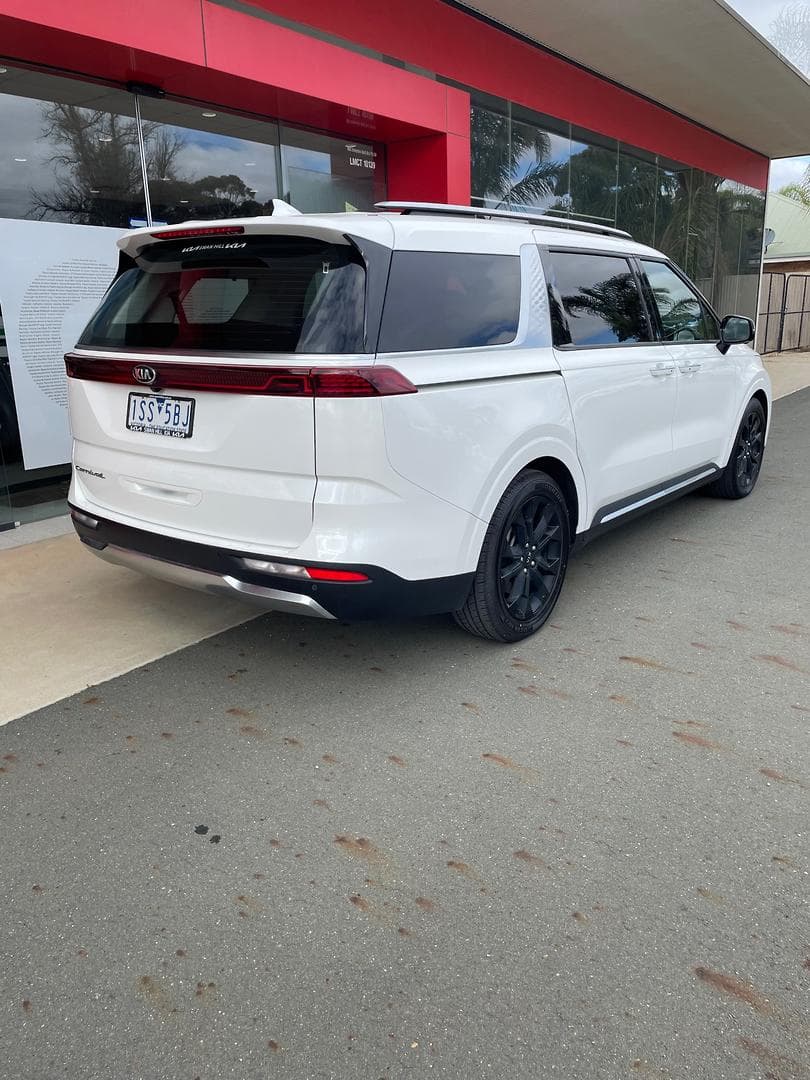 2020 Kia Carnival Platinum in Snow White Pearl
