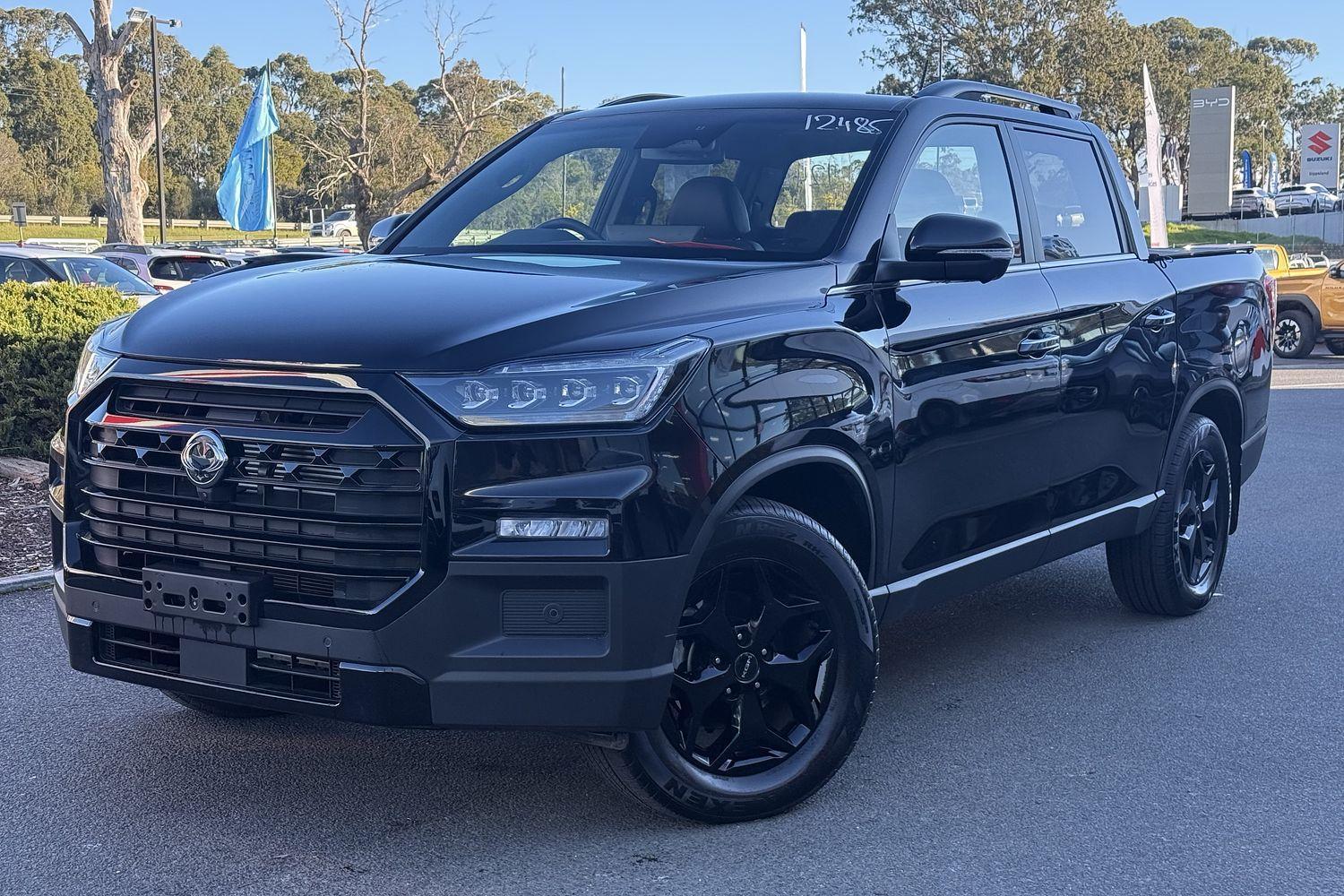 2025 KGM Musso Ultimate in Space Black Mettalic