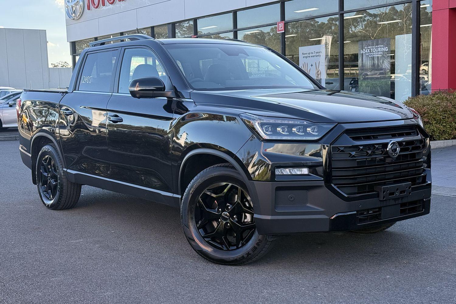 2025 KGM Musso Ultimate in Space Black Mettalic