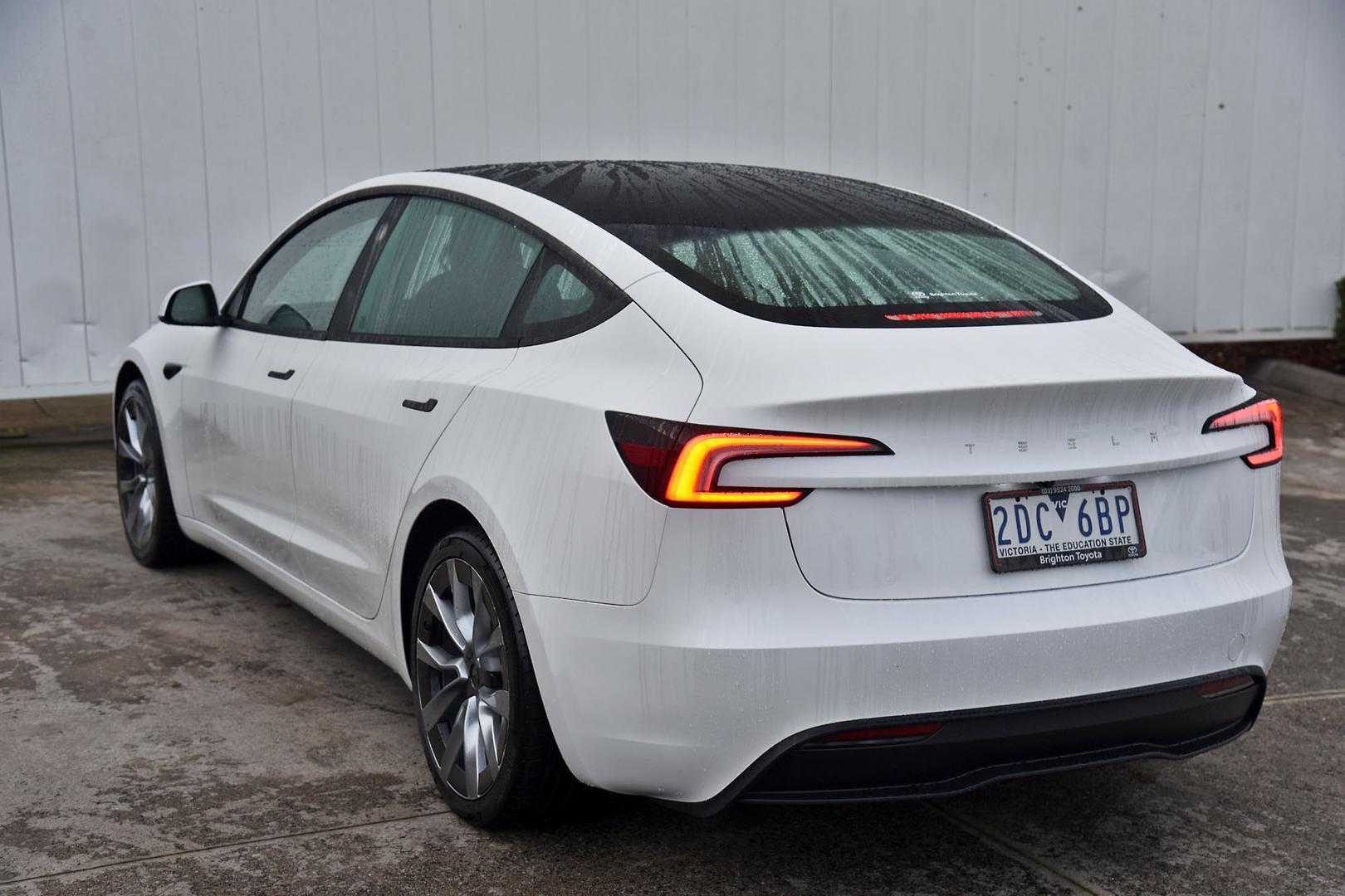 2023 Tesla Model 3 Rear-Wheel Drive in White