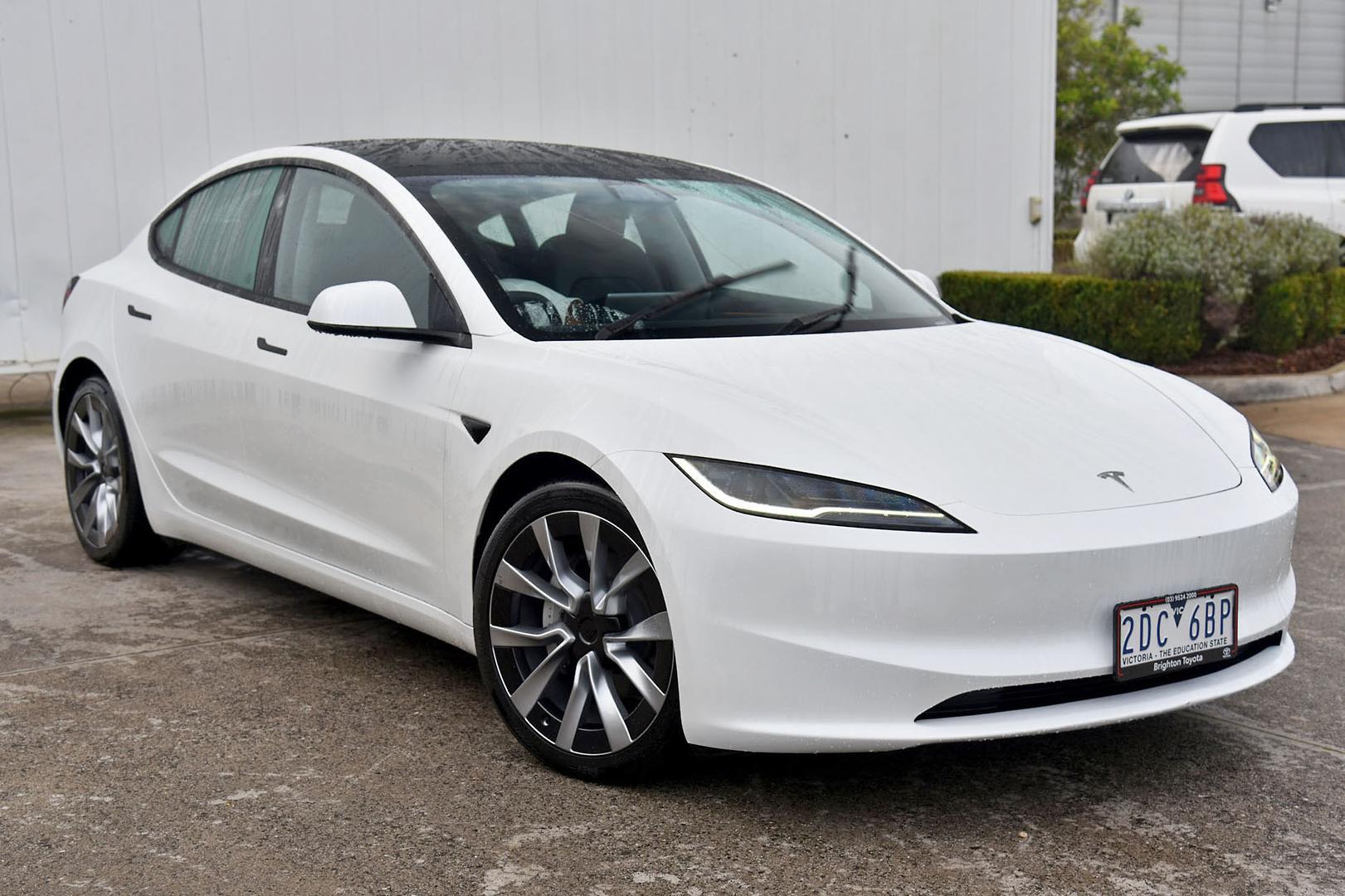 2023 Tesla Model 3 Rear-Wheel Drive in White