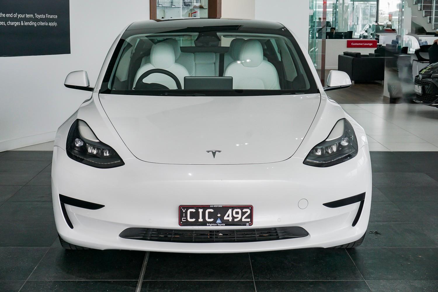 2023 Tesla Model 3 Rear-Wheel Drive in White