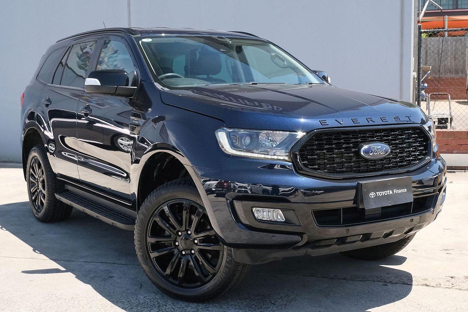 2020 Ford Everest Sport in Deep Crystal Blue