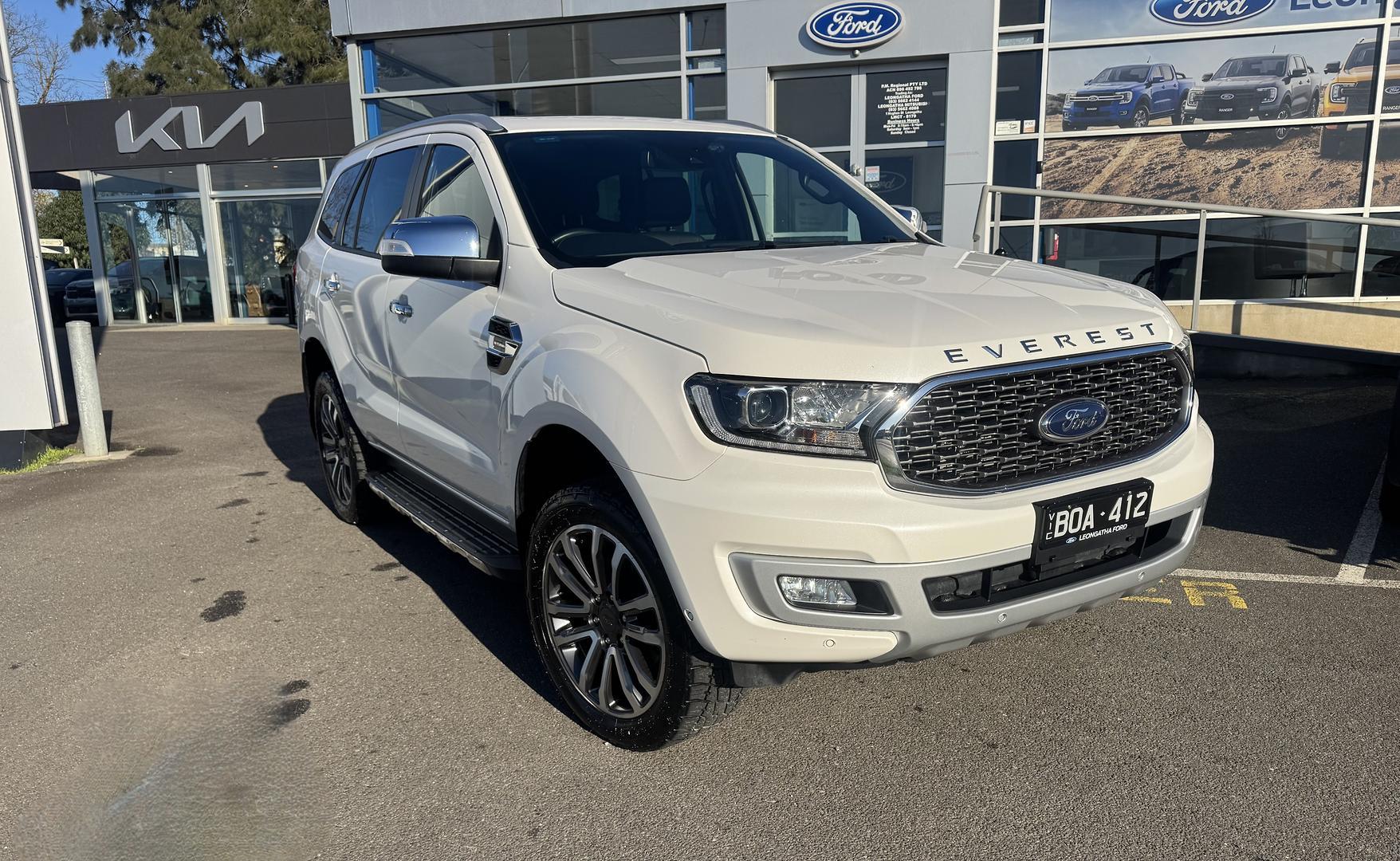 2021 Ford Everest Titanium in White