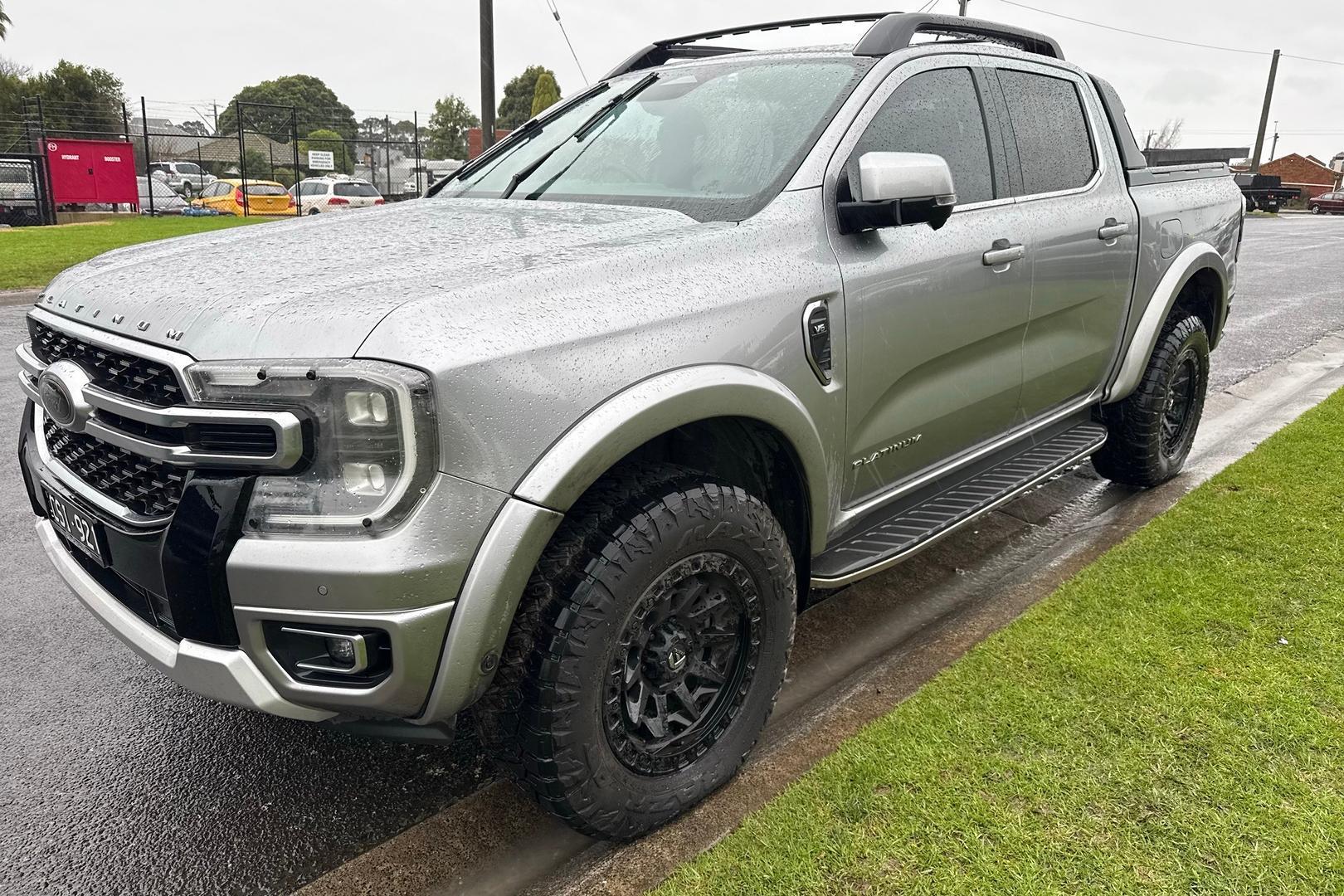 2023 Ford Ranger Platinum in Silver