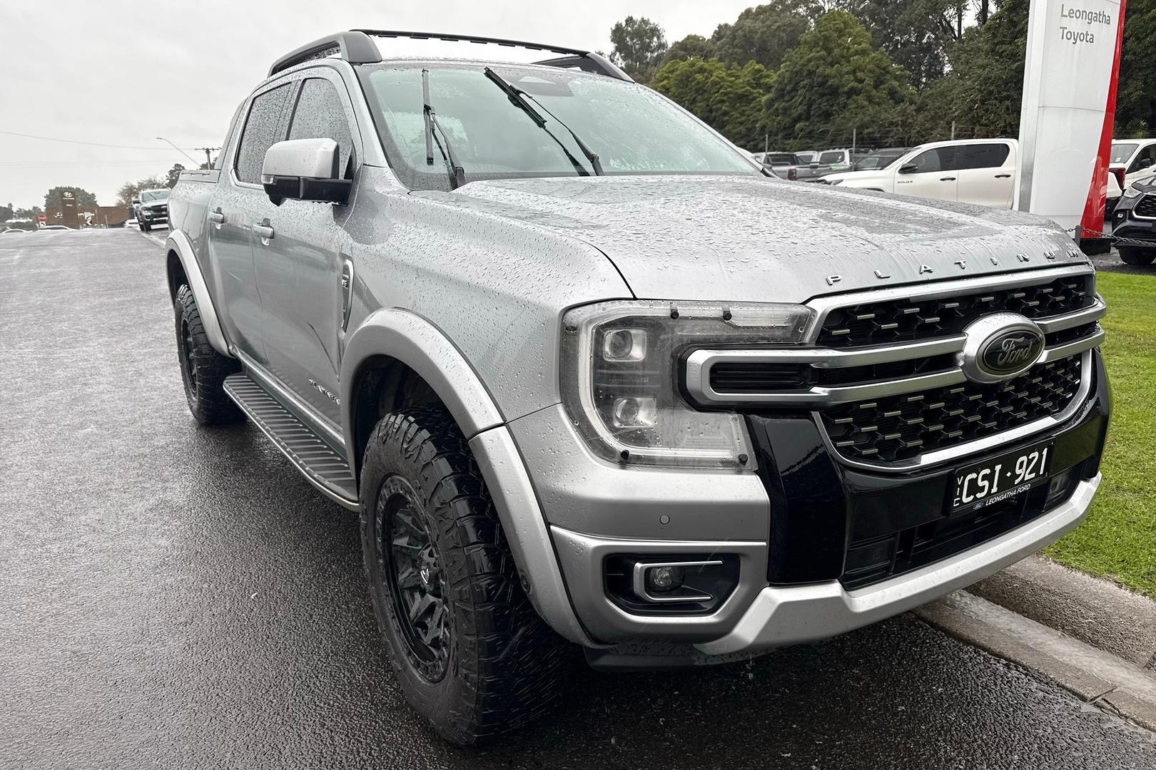 2023 Ford Ranger Platinum in Silver