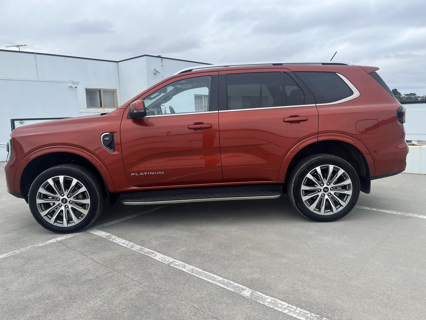 2023 Ford Everest Platinum in Orange