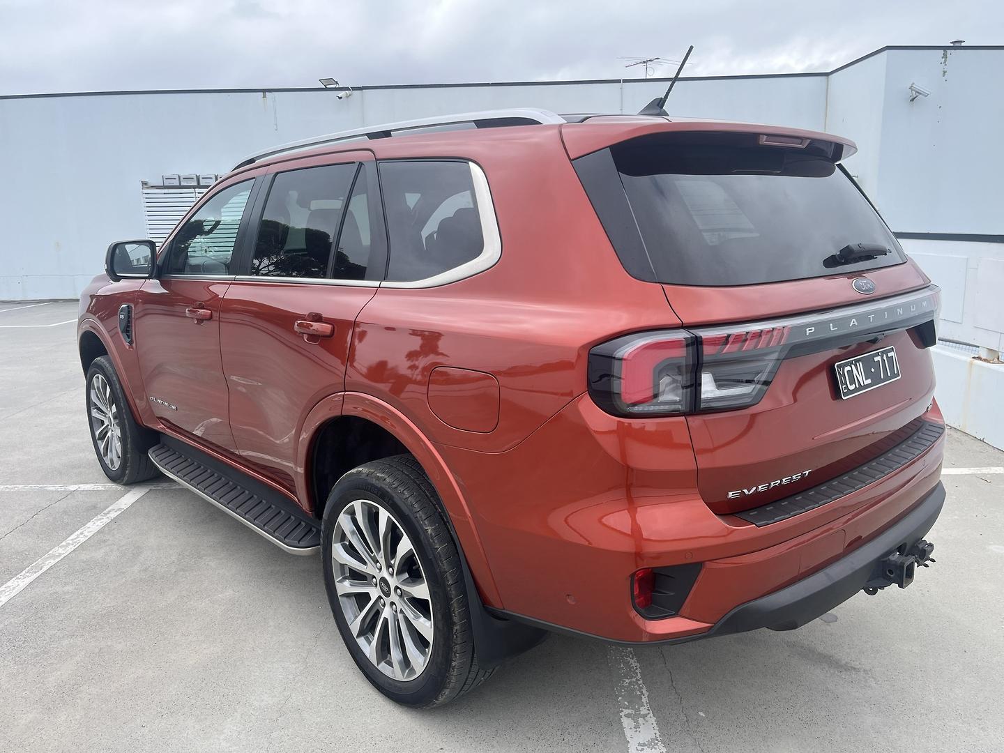 2023 Ford Everest Platinum in Orange