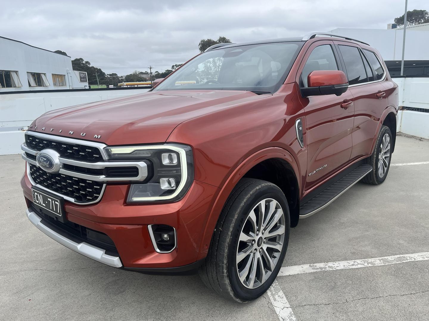 2023 Ford Everest Platinum in Orange