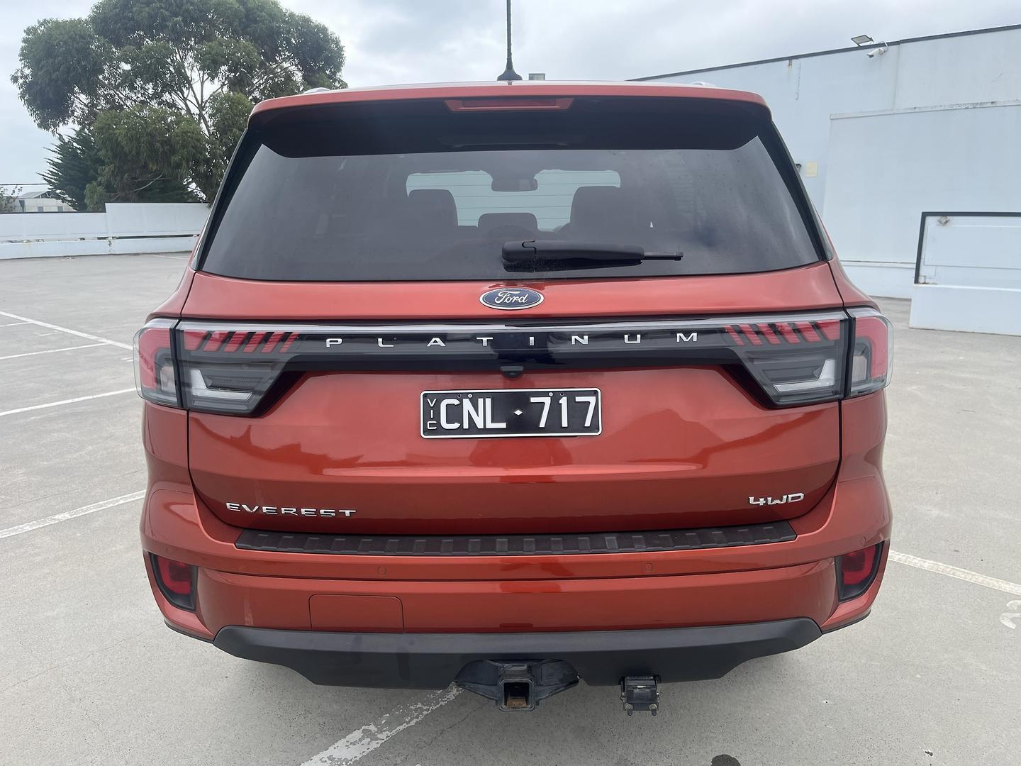 2023 Ford Everest Platinum in Orange