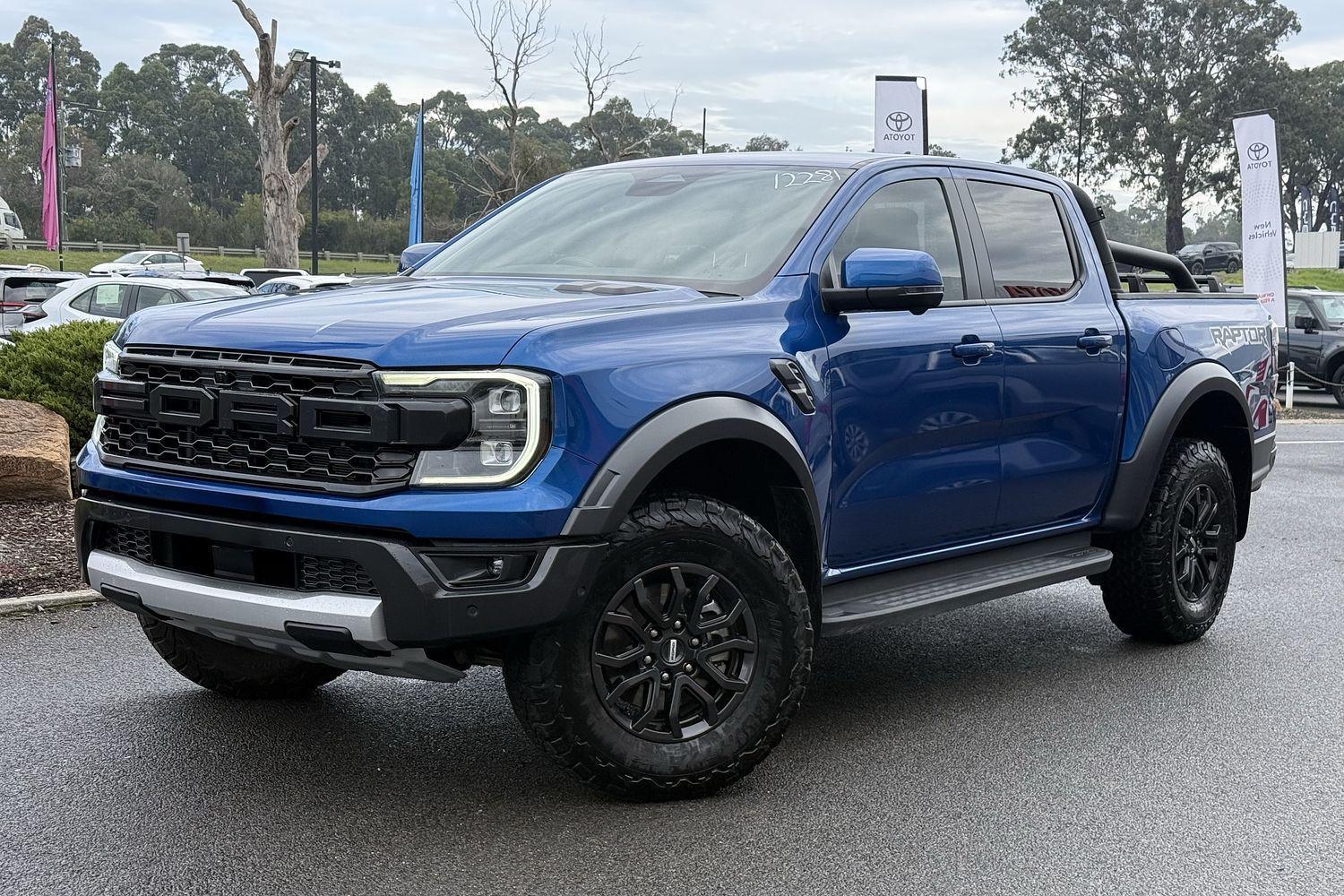 2023 Ford Ranger Raptor in Blue