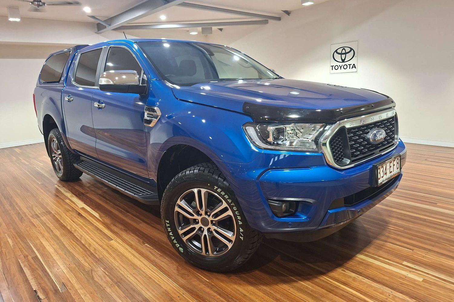 2022 Ford Ranger XLT in Blue