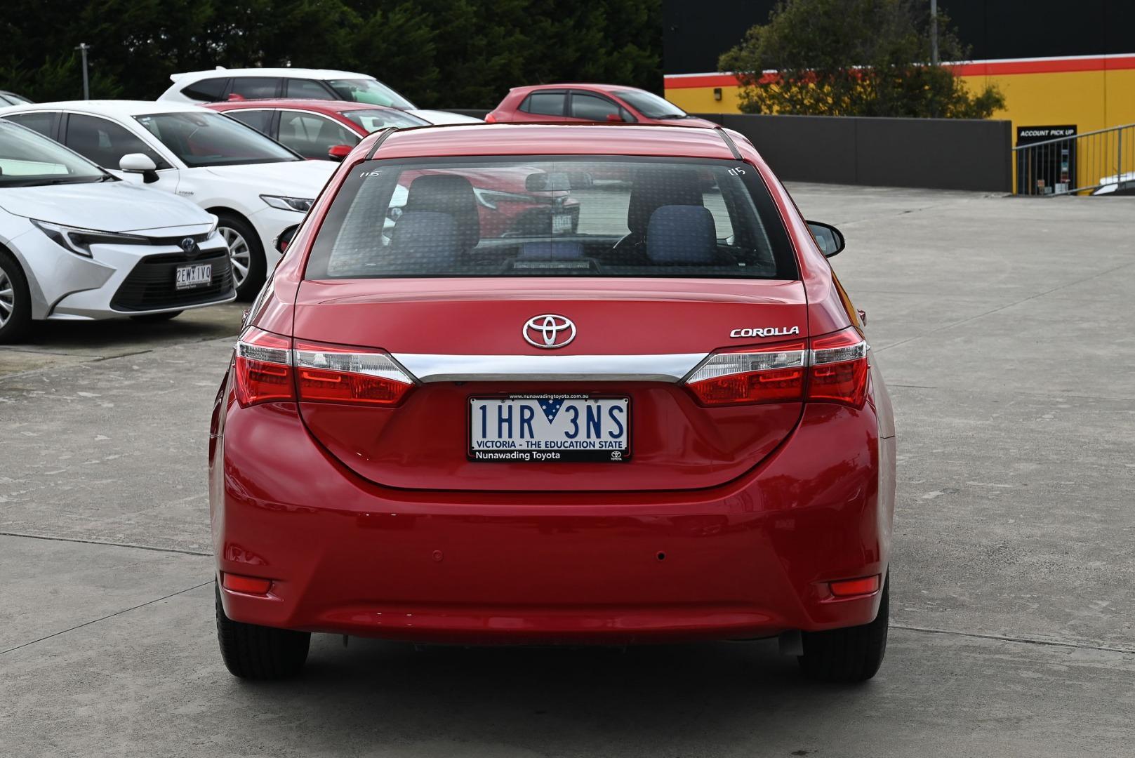 2016 Toyota Corolla Ascent in Red