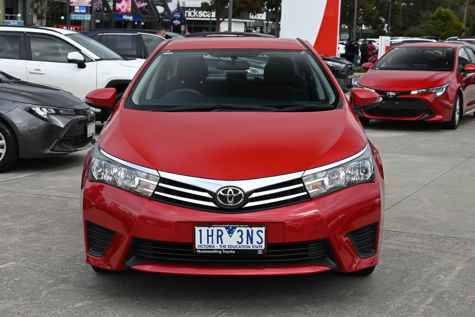 2016 Toyota Corolla Ascent in Red