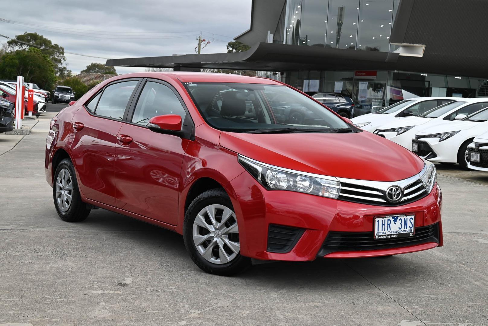 2016 Toyota Corolla Ascent in Red