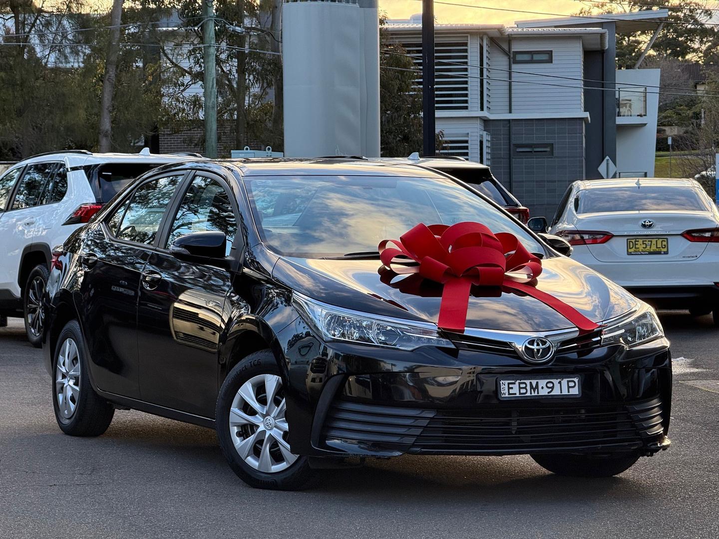 2017 Toyota Corolla Ascent in Black