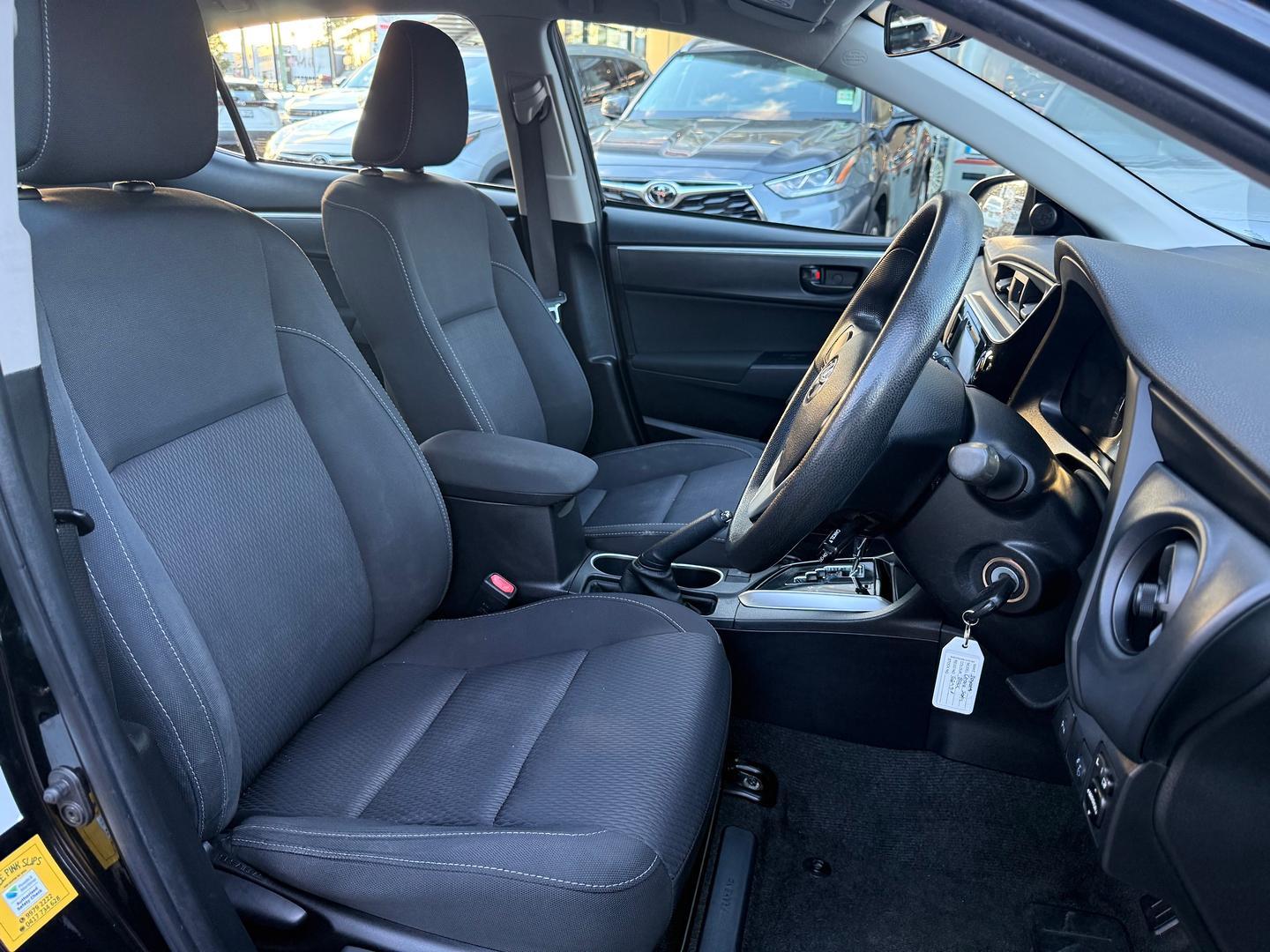 2017 Toyota Corolla Ascent in Black