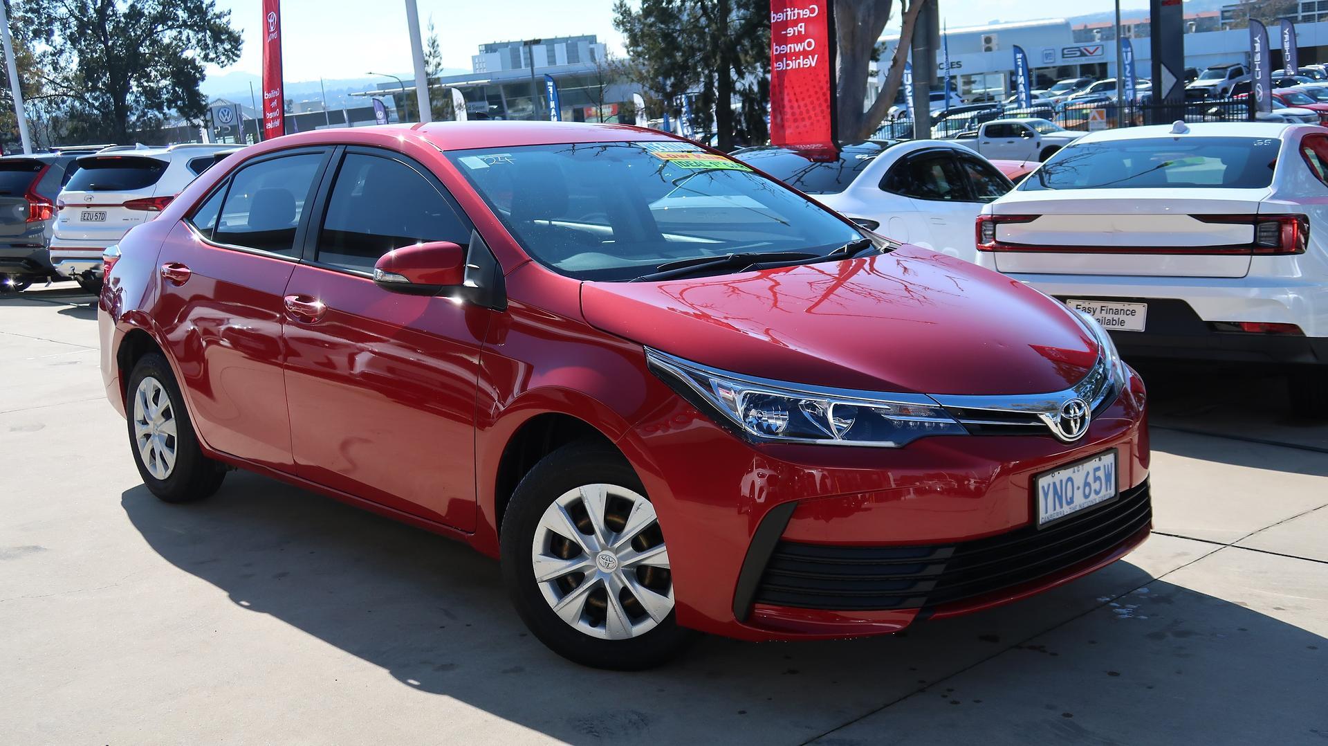 2019 Toyota Corolla Ascent in Red
