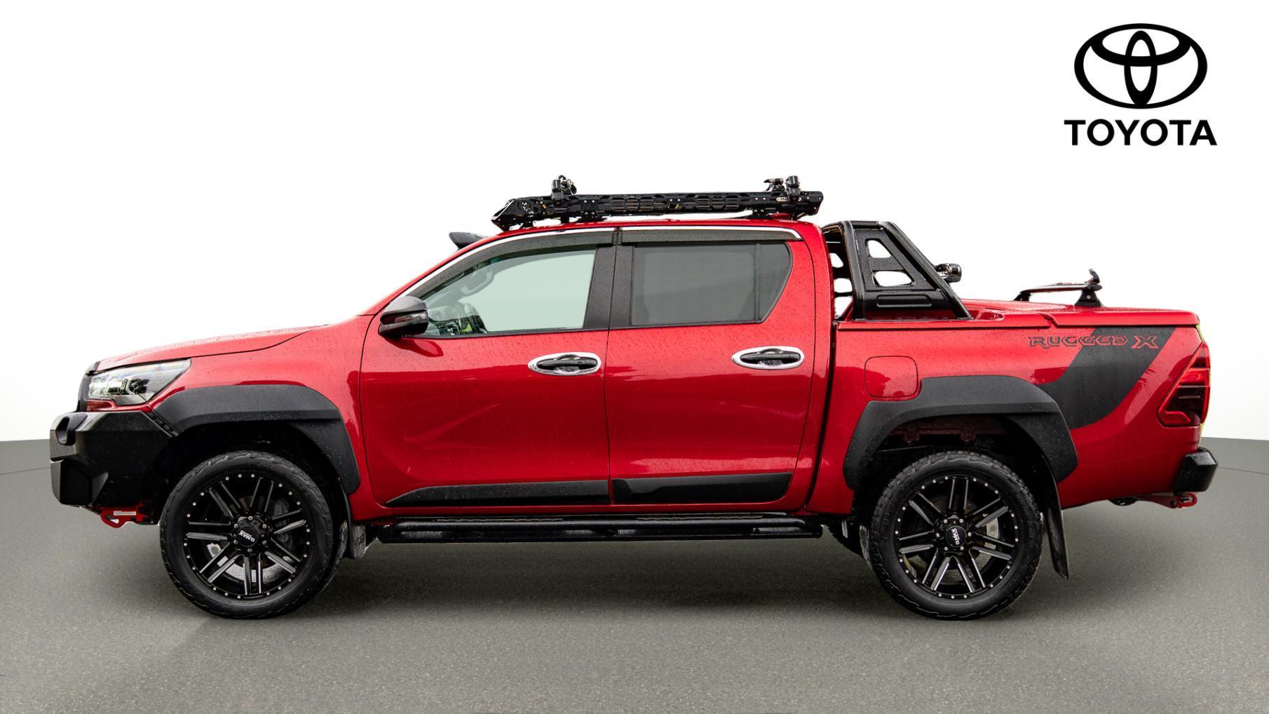 2021 Toyota Hilux Rugged X in Red