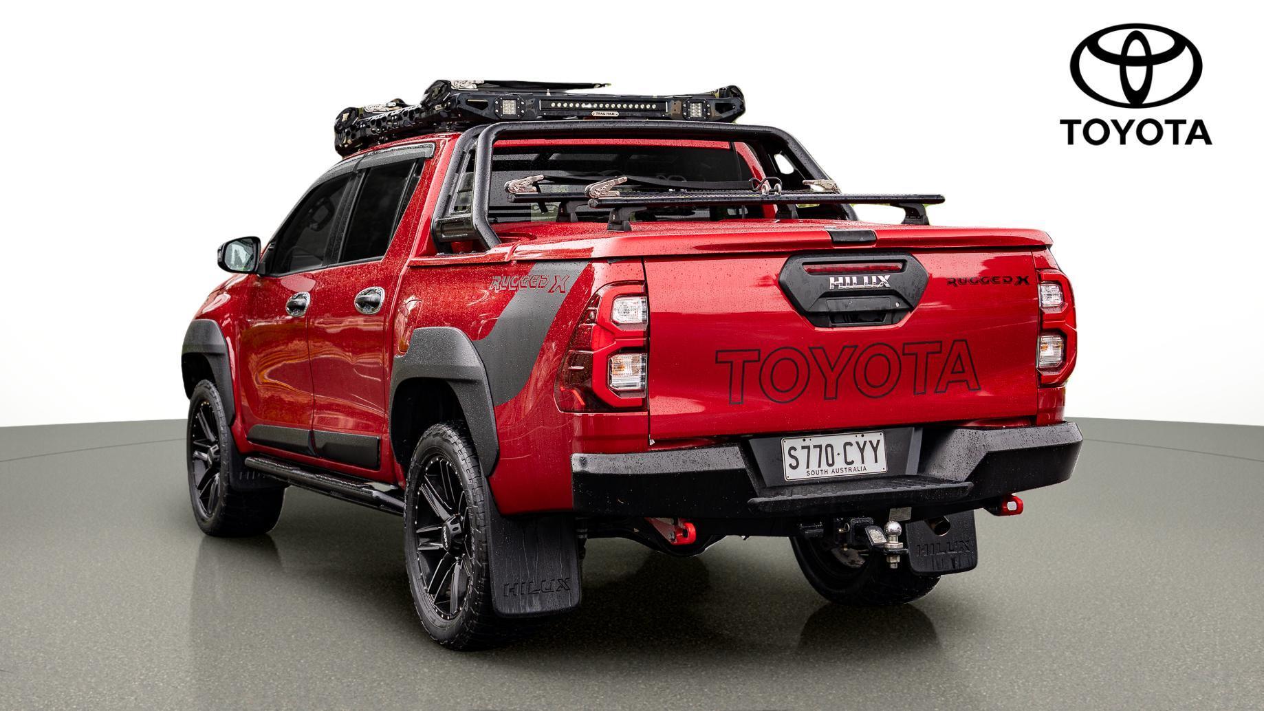2021 Toyota Hilux Rugged X in Red