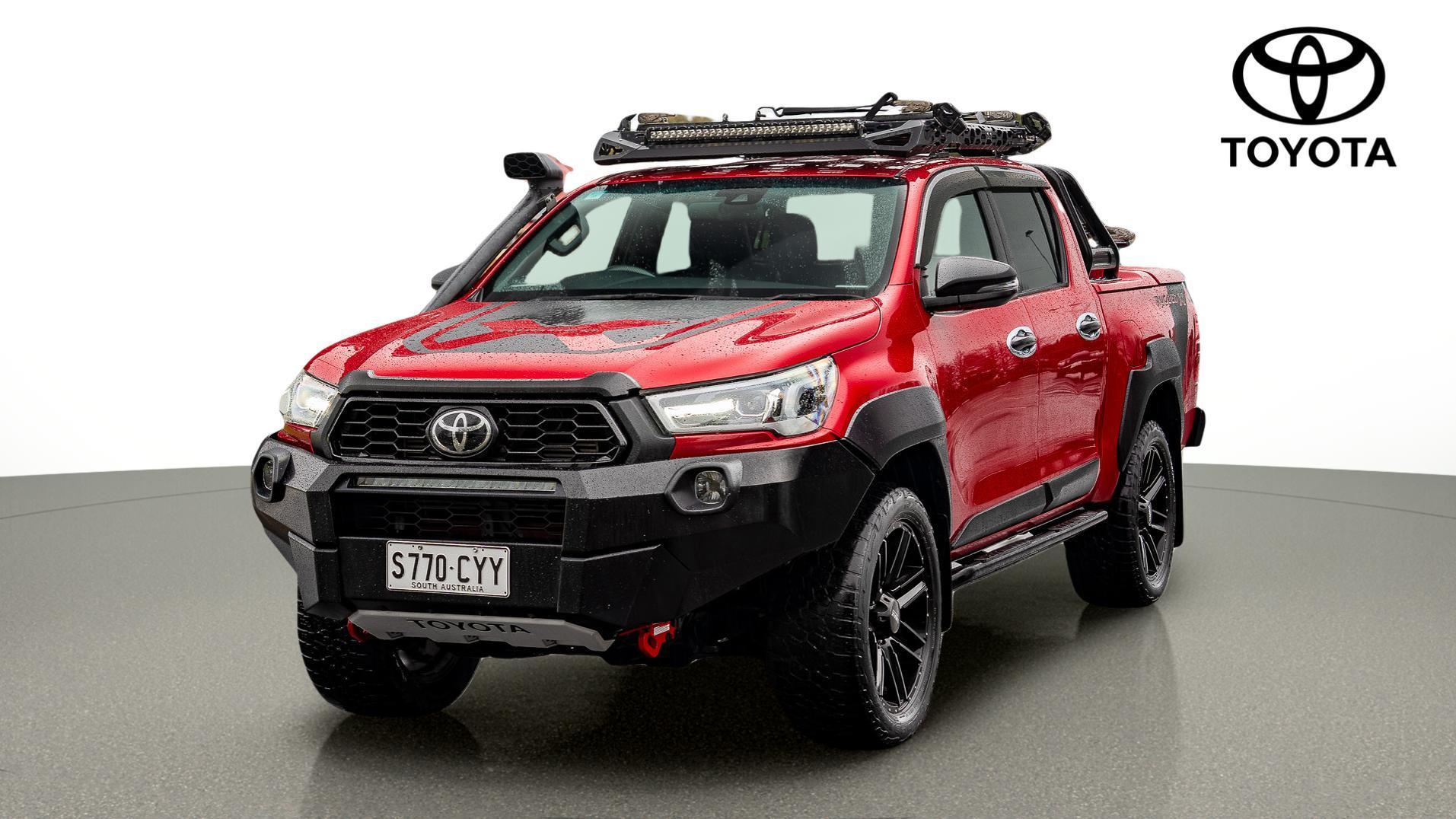 2021 Toyota Hilux Rugged X in Red