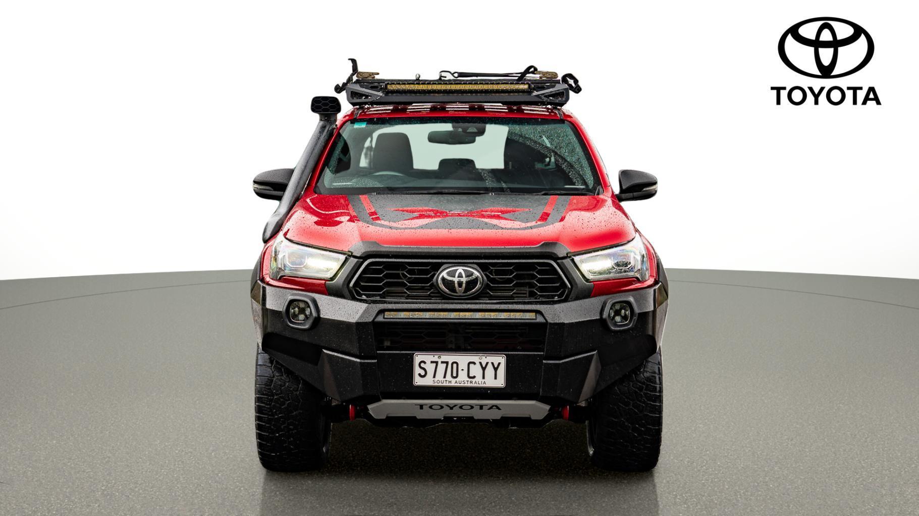 2021 Toyota Hilux Rugged X in Red
