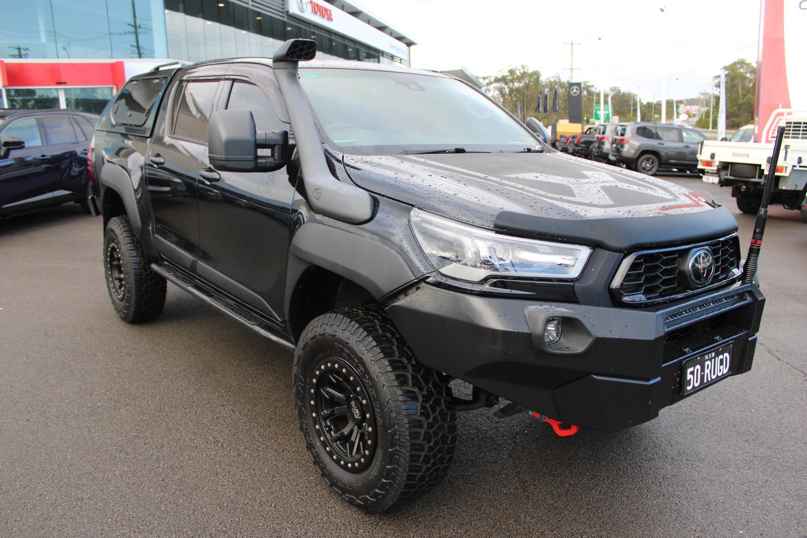 2021 Toyota Hilux Rugged X in Black