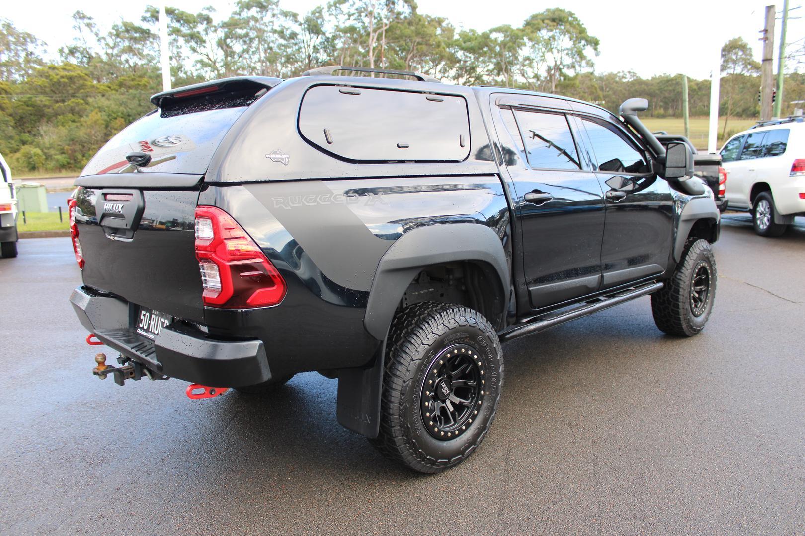 2021 Toyota Hilux Rugged X in Black
