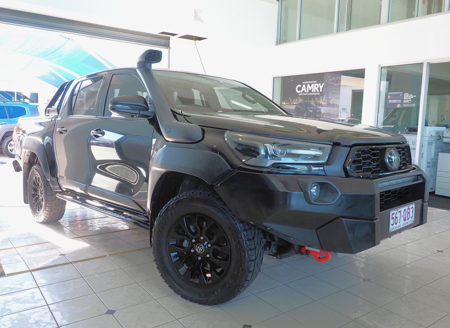 2022 Toyota Hilux Rugged X in Black