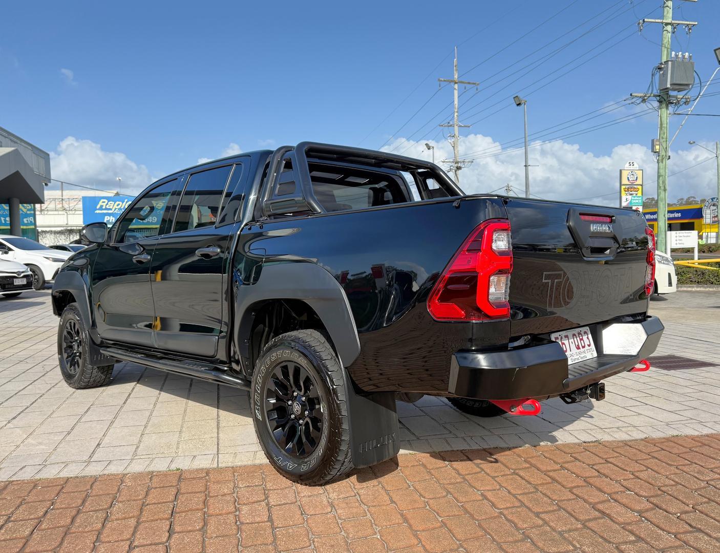 2022 Toyota Hilux Rugged X in Black