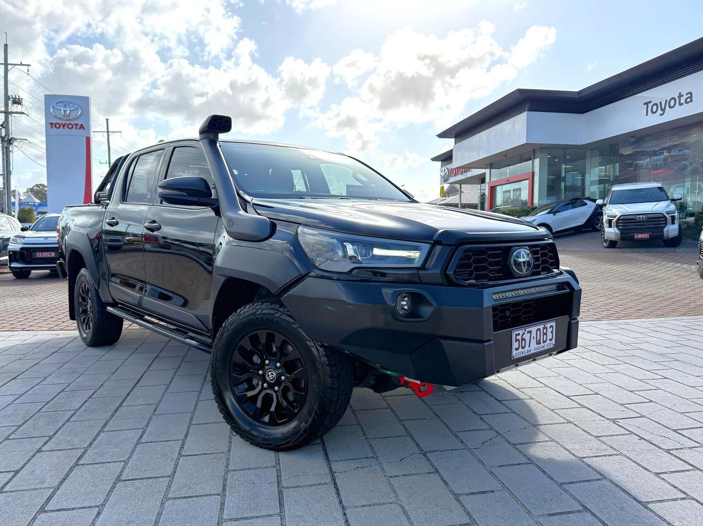 2022 Toyota Hilux Rugged X in Black