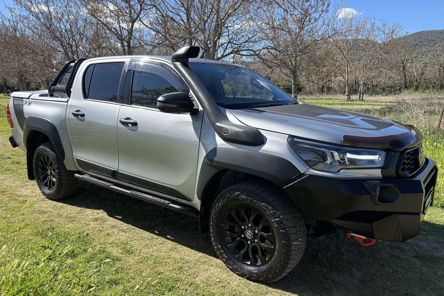 2022 Toyota Hilux Rugged X in Silver