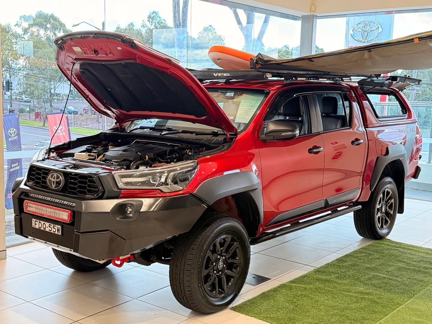 2020 Toyota Hilux Rugged X in Red