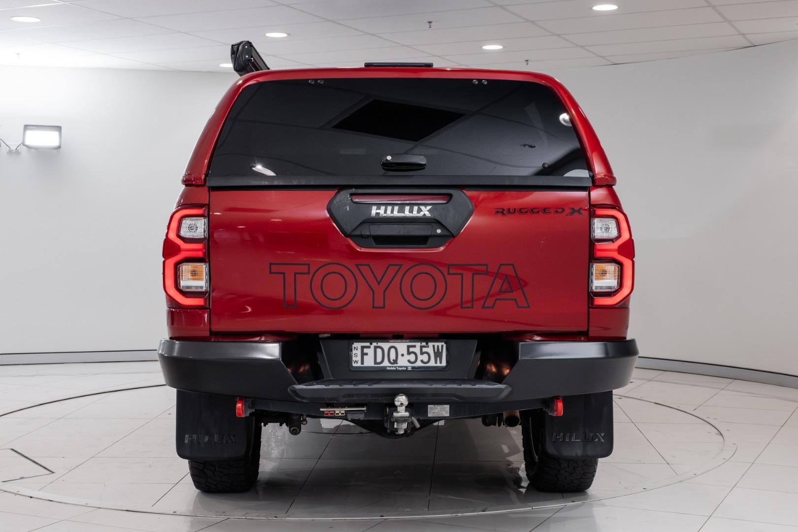 2020 Toyota Hilux Rugged X in Red