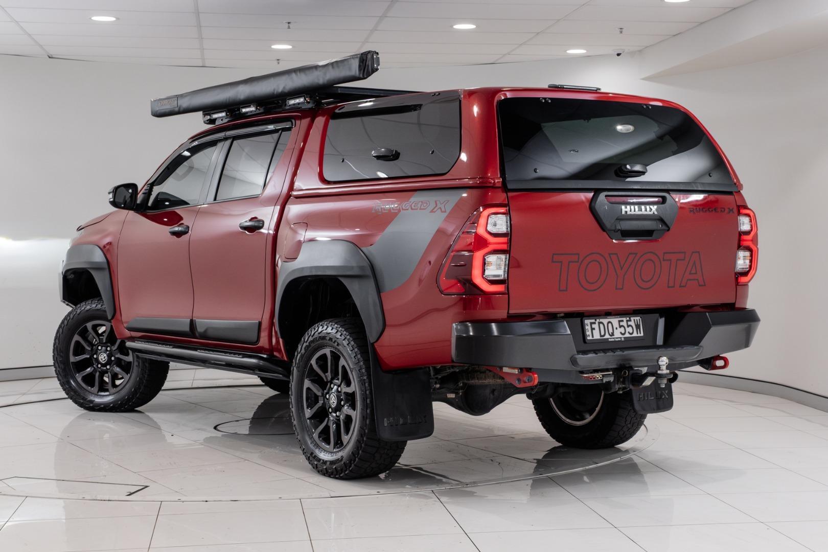 2020 Toyota Hilux Rugged X in Red
