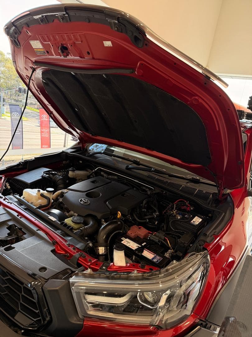 2020 Toyota Hilux Rugged X in Red