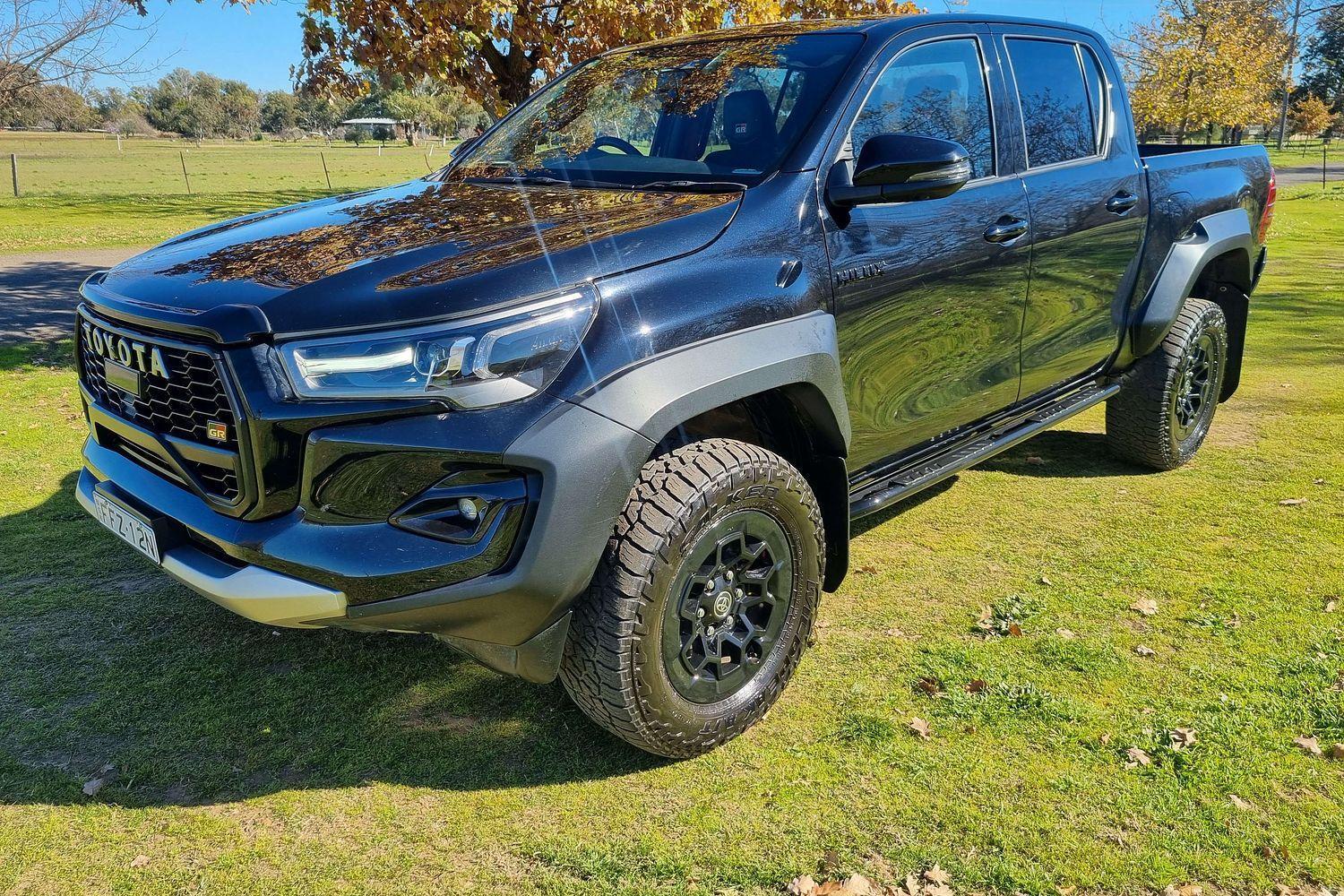 2023 Toyota Hilux GR-S in Black