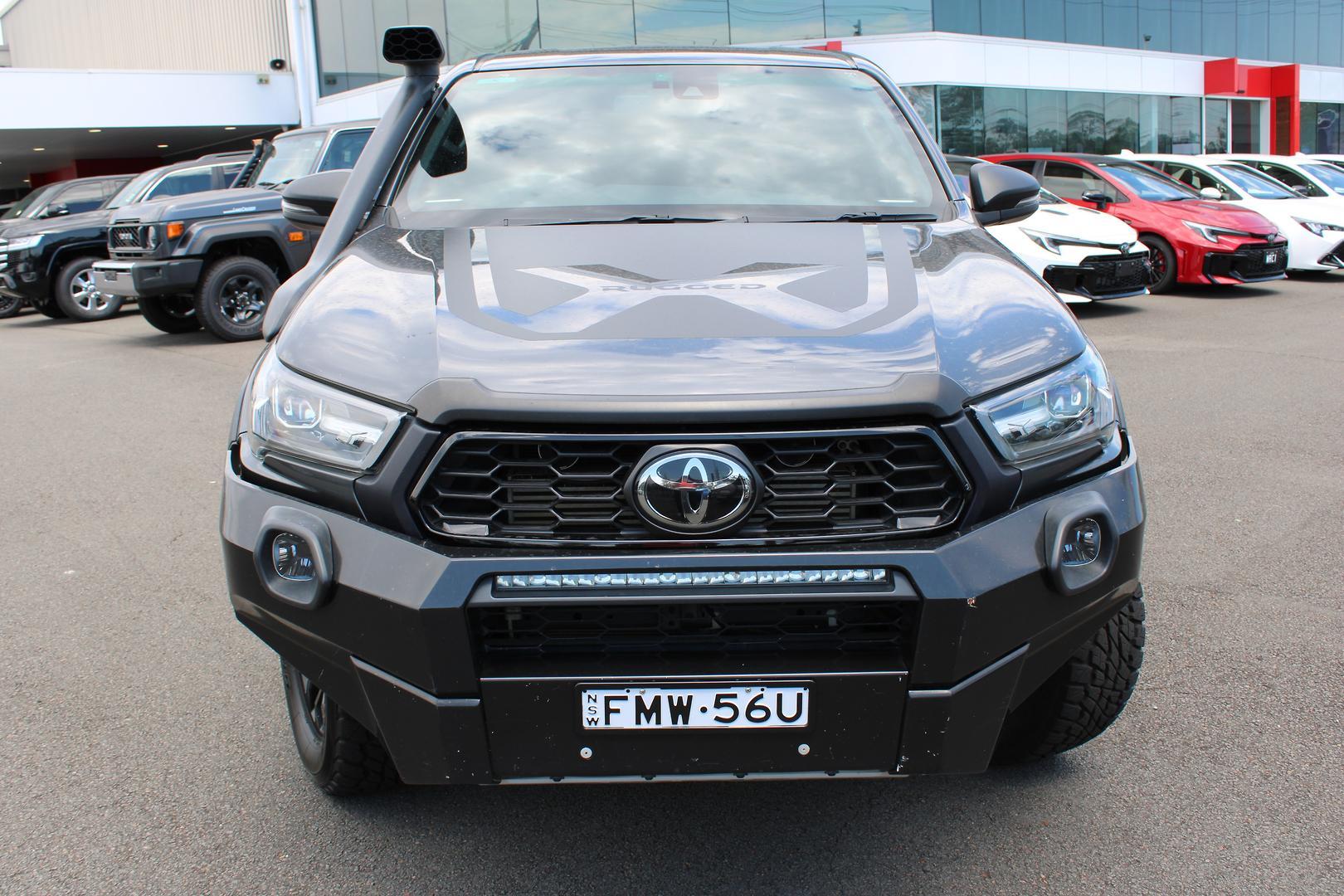 2021 Toyota Hilux Rugged X in Silver