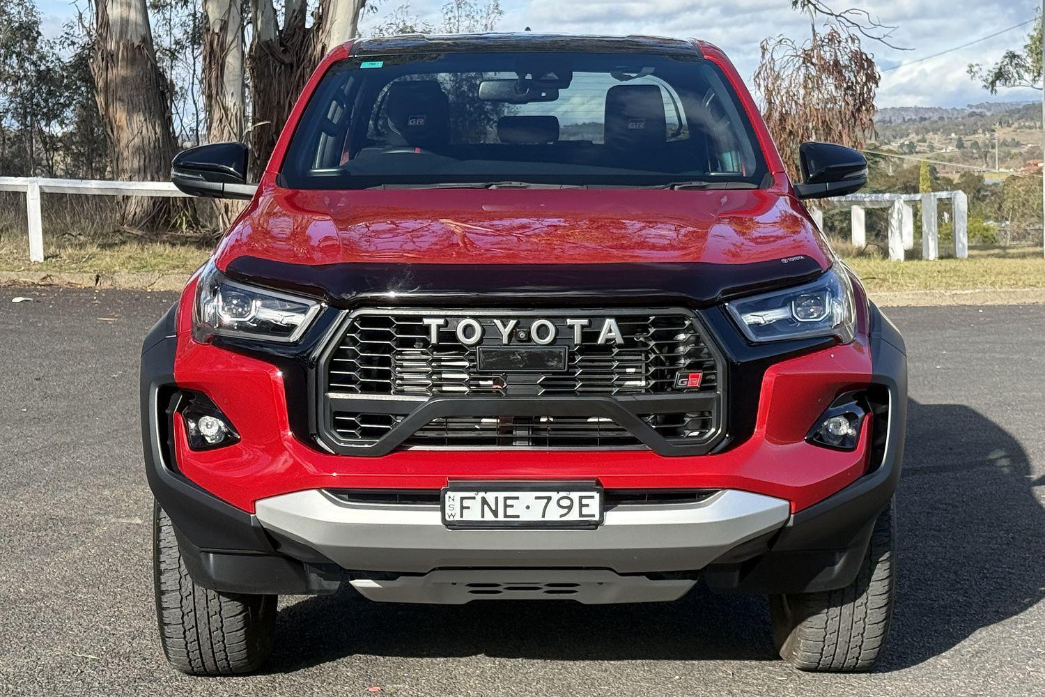 2024 Toyota Hilux GR Sport in Two Tone Red