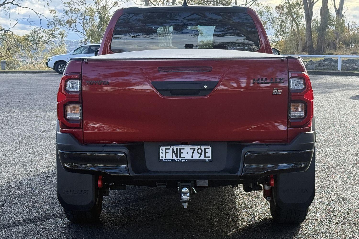 2024 Toyota Hilux GR Sport in Two Tone Red