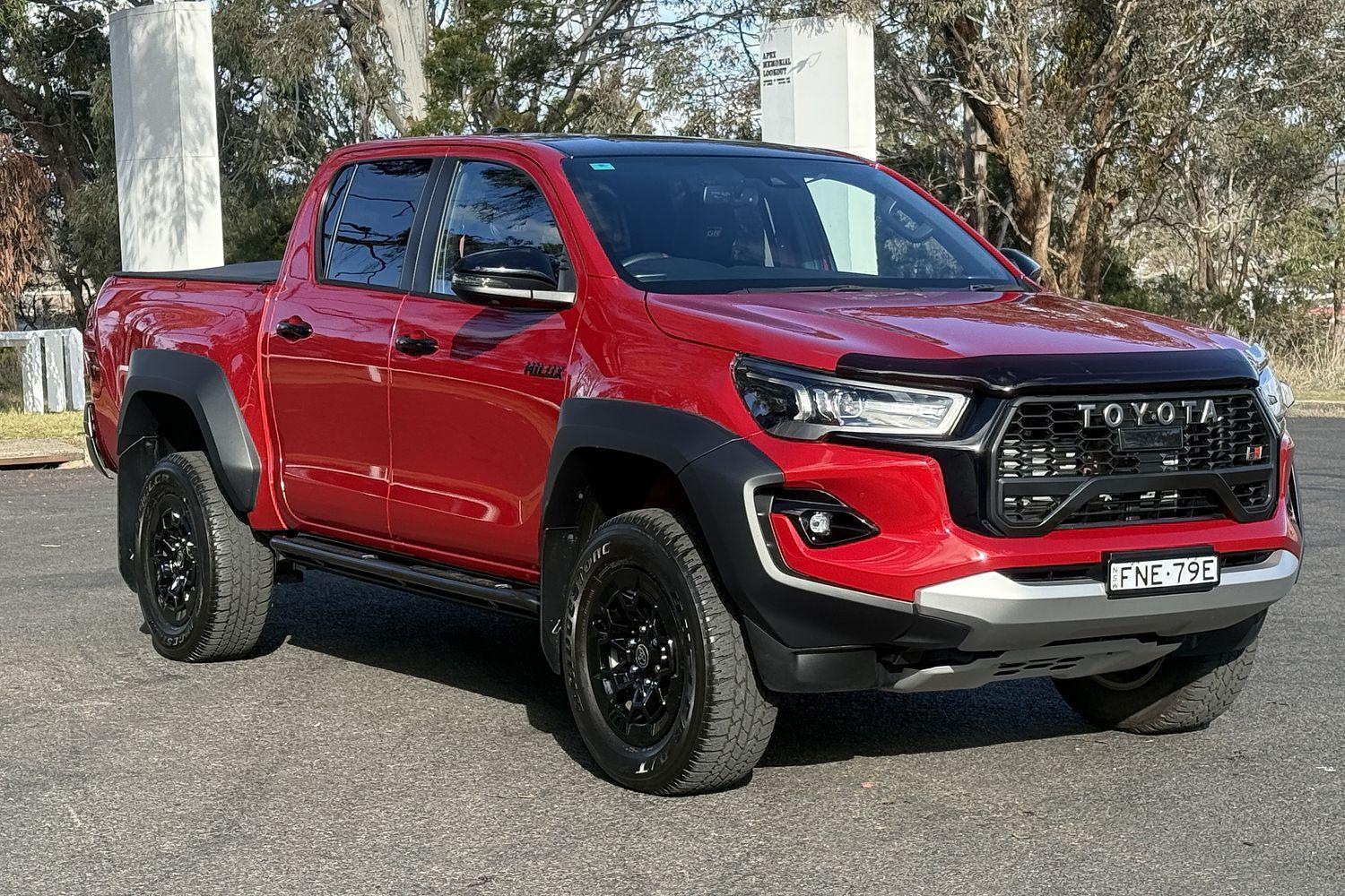 2024 Toyota Hilux GR Sport in Two Tone Red