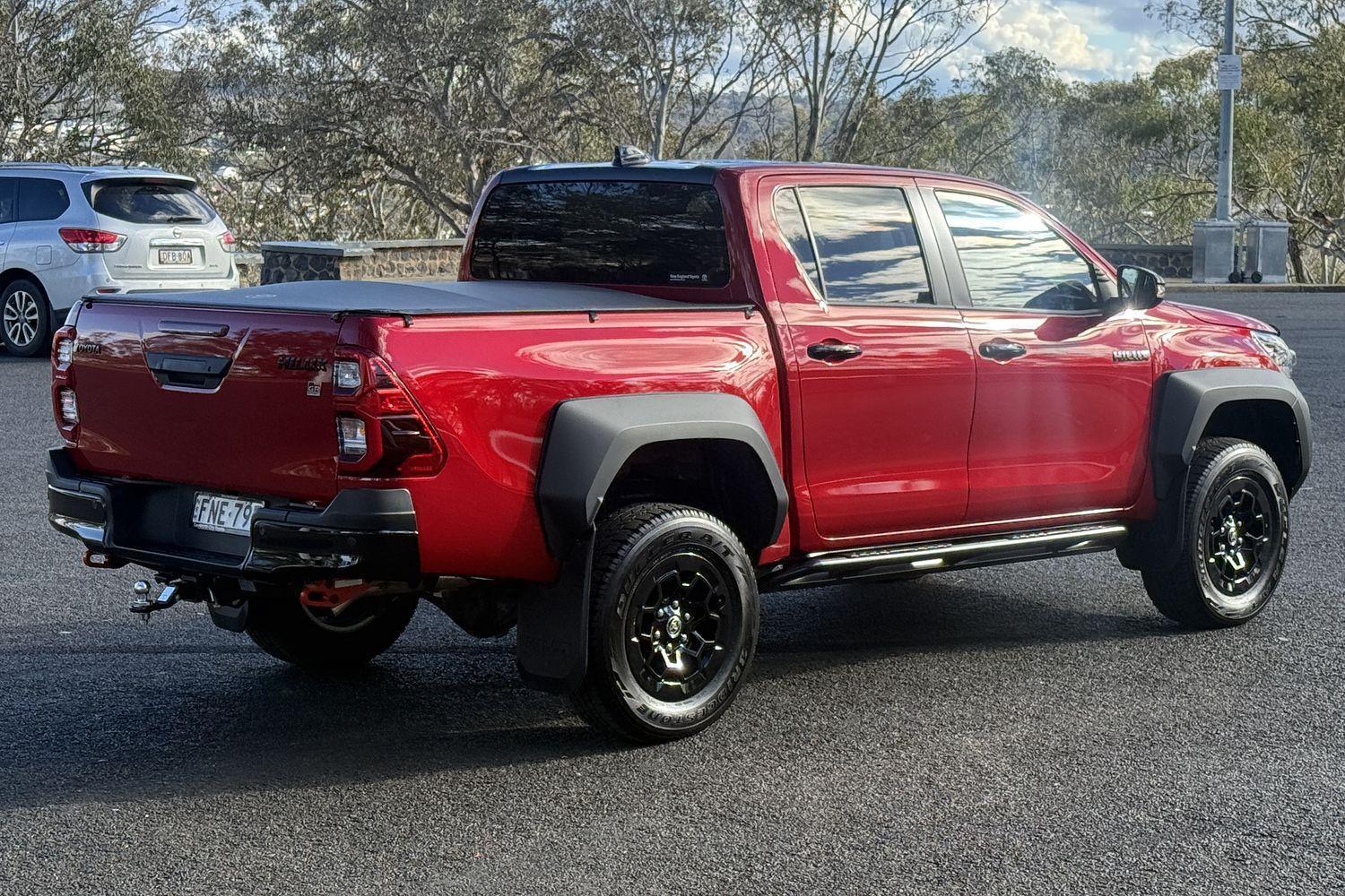 2024 Toyota Hilux GR Sport in Two Tone Red