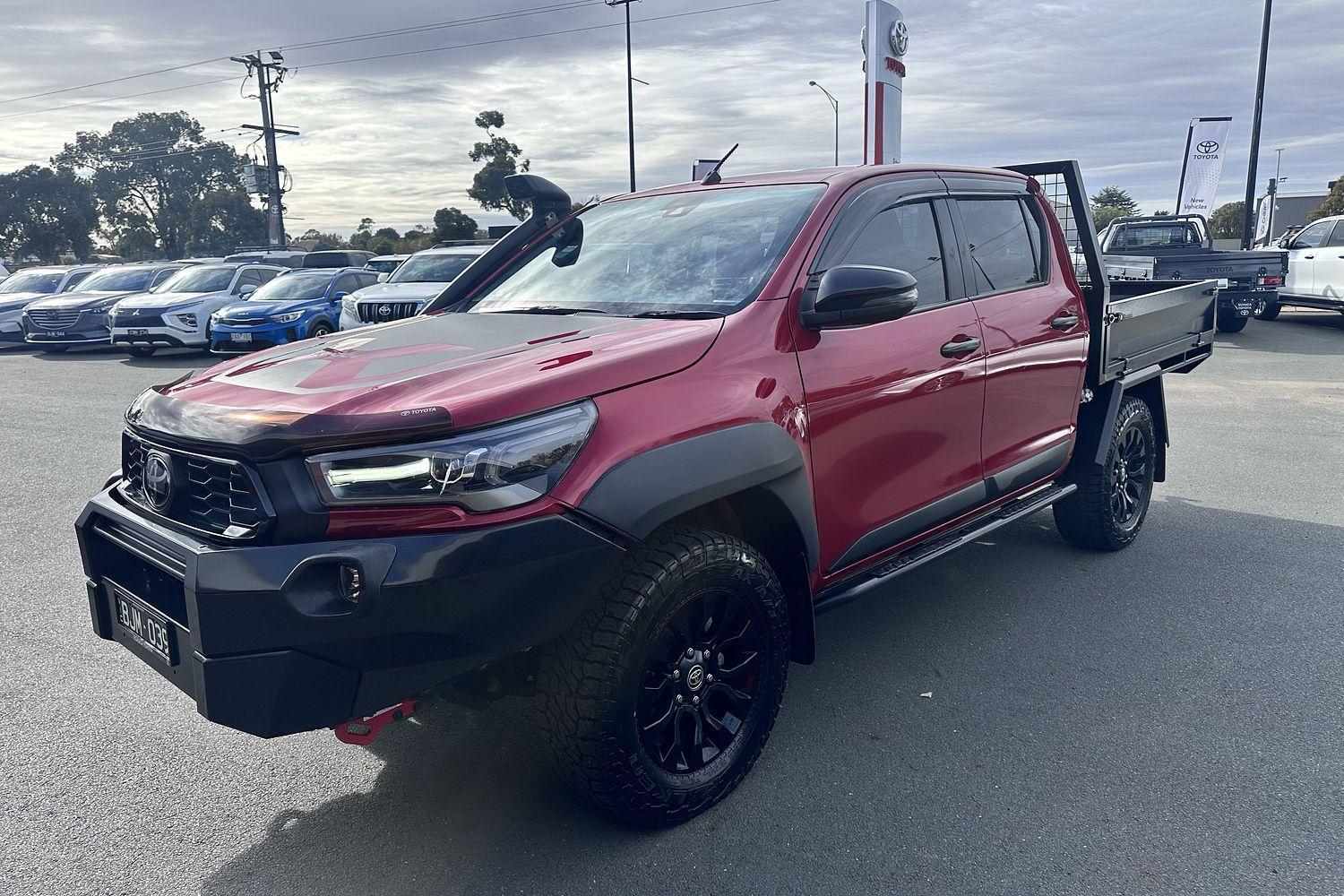 2020 Toyota Hilux Rugged X in Red
