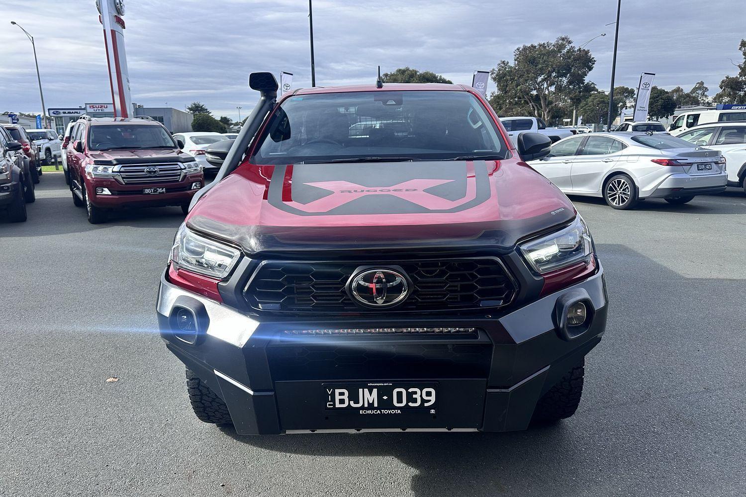 2020 Toyota Hilux Rugged X in Red