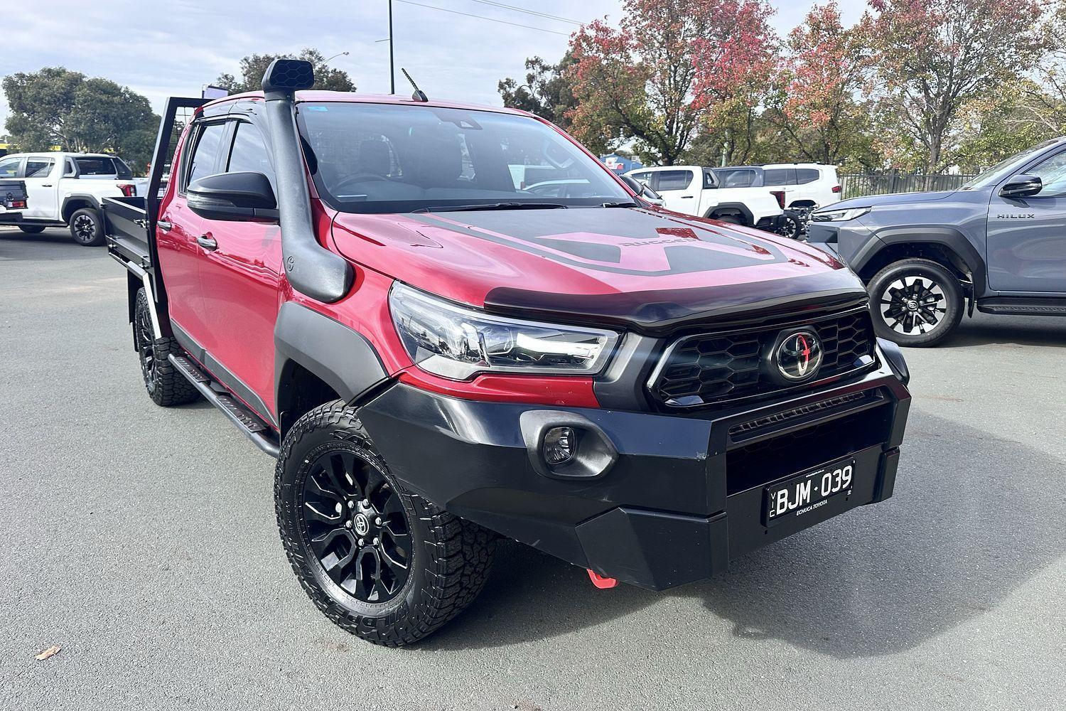 2020 Toyota Hilux Rugged X in Red