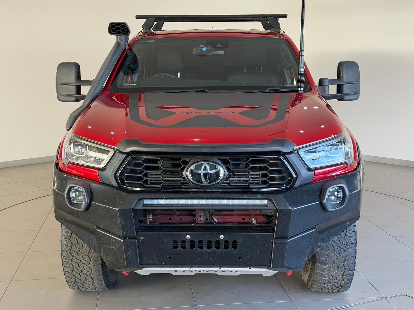 2021 Toyota Hilux Rugged X in Red