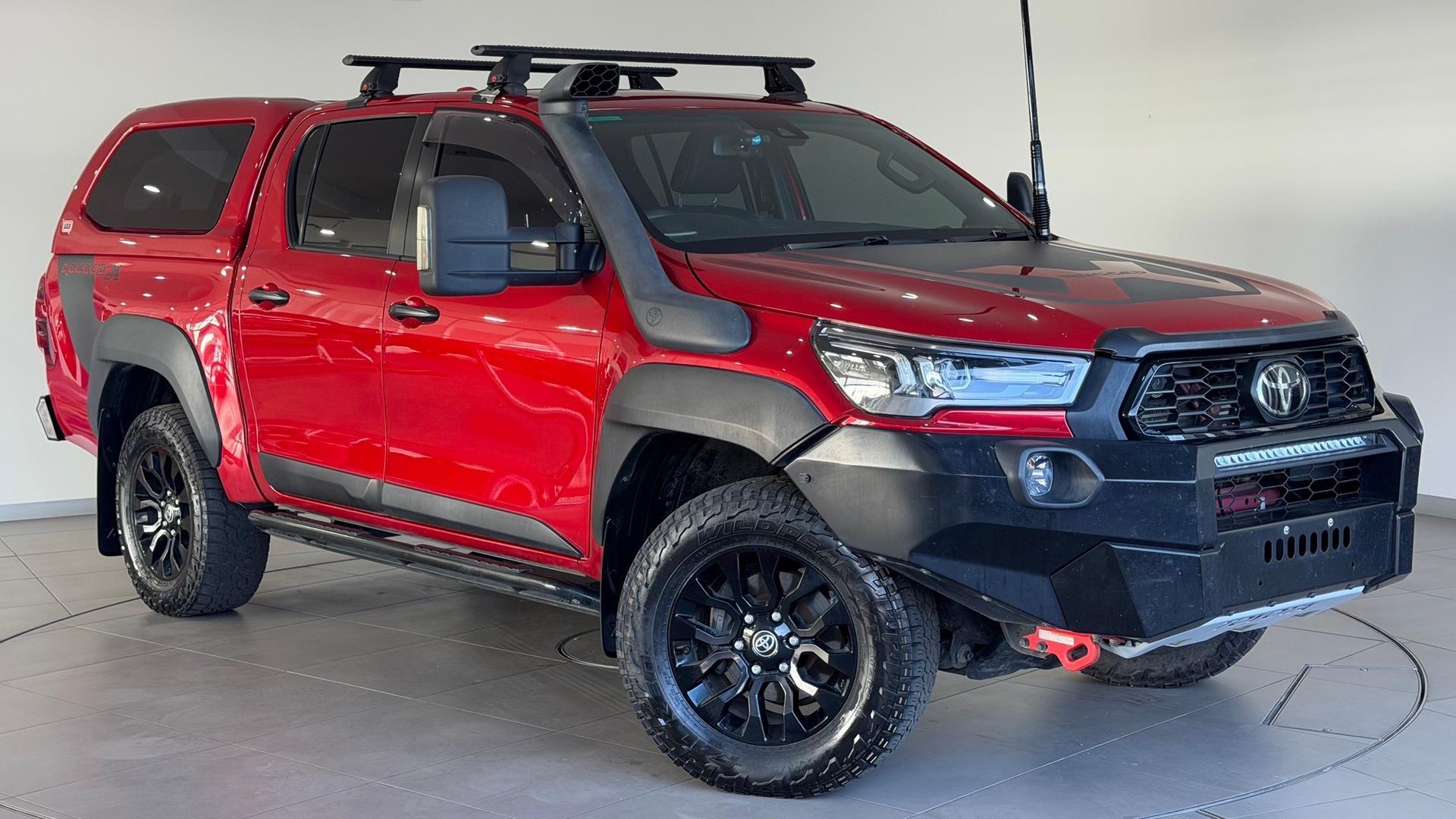 2021 Toyota Hilux Rugged X in Red